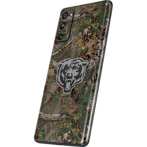 NFL Chicago Bears Realtree Xtra Green Camo Galaxy S20 Fan Edition Skin