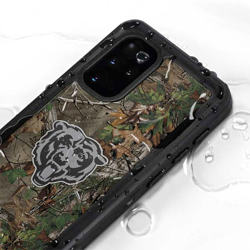 NFL Chicago Bears Realtree Xtra Green Camo Galaxy S20 Plus Waterproof Case