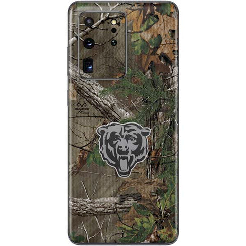 NFL Chicago Bears Realtree Xtra Green Camo Galaxy S20 Ultra 5G Skin