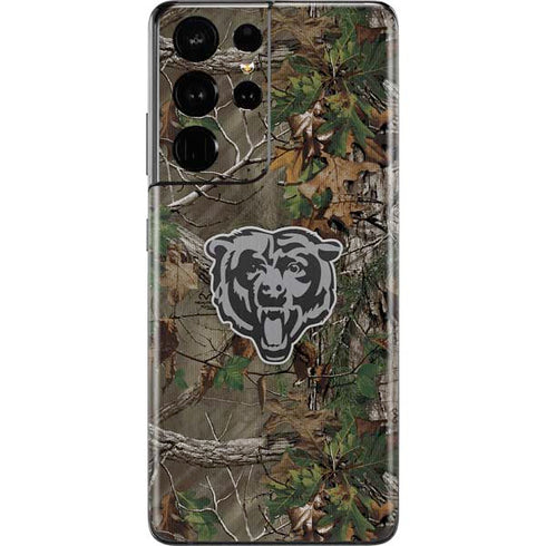 NFL Chicago Bears Realtree Xtra Green Camo Galaxy S21 Ultra 5G Skin