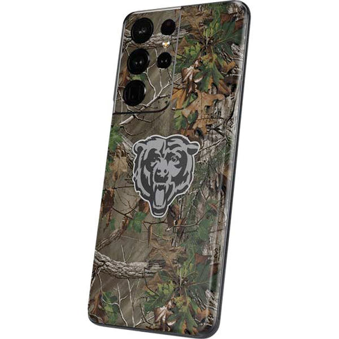 NFL Chicago Bears Realtree Xtra Green Camo Galaxy S21 Ultra 5G Skin