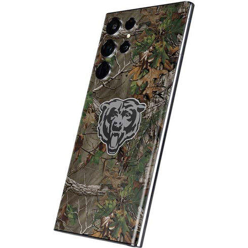 NFL Chicago Bears Realtree Xtra Green Camo Galaxy S22 Ultra Skin