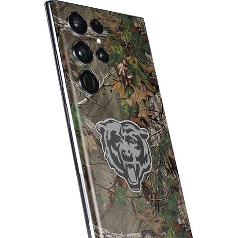 NFL Chicago Bears Realtree Xtra Green Camo Galaxy S22 Ultra Skin