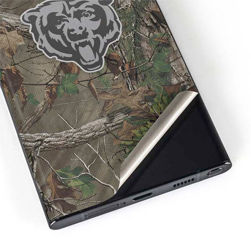 NFL Chicago Bears Realtree Xtra Green Camo Galaxy S22 Ultra Skin