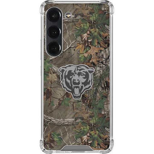 NFL Chicago Bears Realtree Xtra Green Camo Galaxy S23 Clear Case