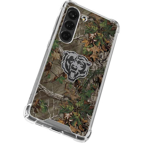 NFL Chicago Bears Realtree Xtra Green Camo Galaxy S23 Clear Case