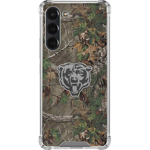 NFL Chicago Bears Realtree Xtra Green Camo Galaxy S23 Plus Clear Case