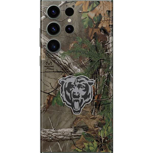 NFL Chicago Bears Realtree Xtra Green Camo Galaxy S23 Ultra Skin