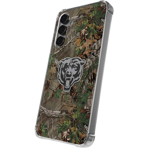 NFL Chicago Bears Realtree Xtra Green Camo Galaxy S24 Plus Clear Case