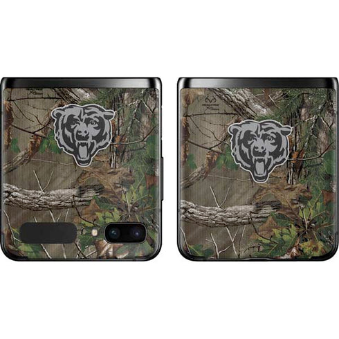 NFL Chicago Bears Realtree Xtra Green Camo Galaxy Z Flip Skin