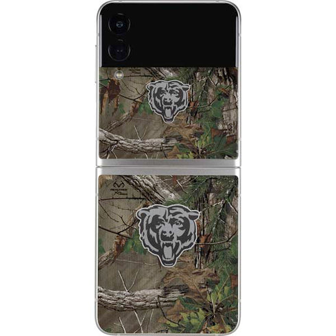 NFL Chicago Bears Realtree Xtra Green Camo Galaxy Z Flip3 5G Skin
