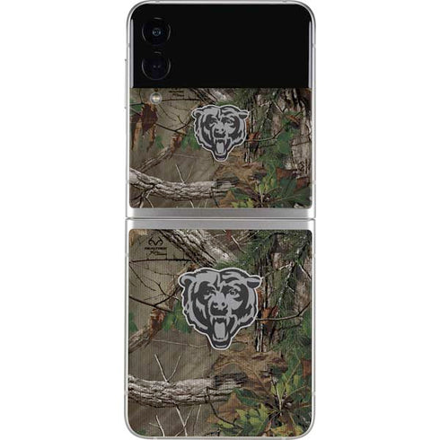 NFL Chicago Bears Realtree Xtra Green Camo Galaxy Z Flip4 5G Skin