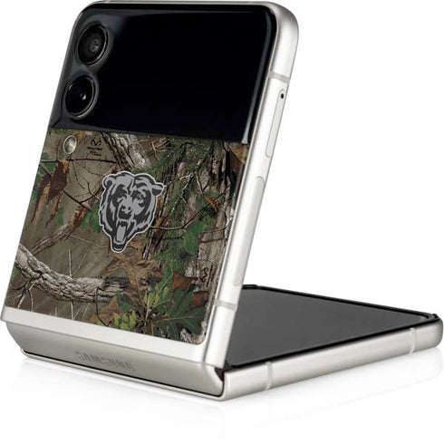 NFL Chicago Bears Realtree Xtra Green Camo Galaxy Z Flip4 5G Skin