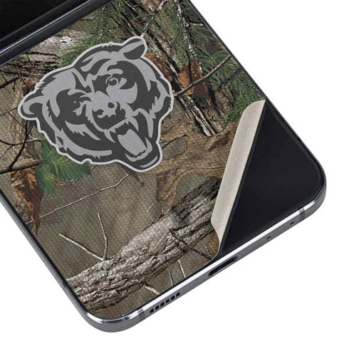 NFL Chicago Bears Realtree Xtra Green Camo Galaxy Z Flip5 5G Skin