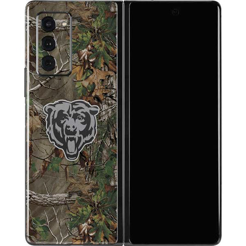 NFL Chicago Bears Realtree Xtra Green Camo Galaxy Z Fold2 5G Skin