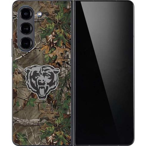 NFL Chicago Bears Realtree Xtra Green Camo Galaxy Z Fold5 5G Skin
