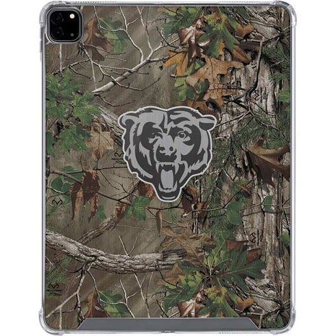 NFL Chicago Bears Realtree Xtra Green Camo iPad Pro 12.9in (2020) Clear Case