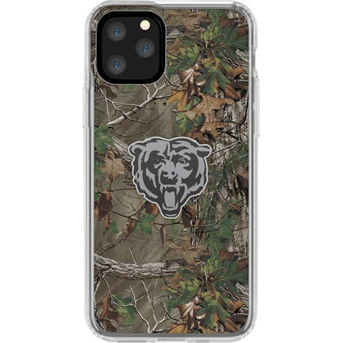 NFL Chicago Bears Realtree Xtra Green Camo iPhone 11 Pro Clear Case