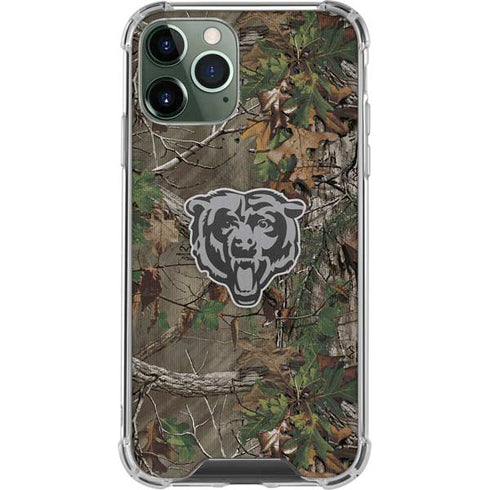 NFL Chicago Bears Realtree Xtra Green Camo iPhone 11 Pro Max Clear Case