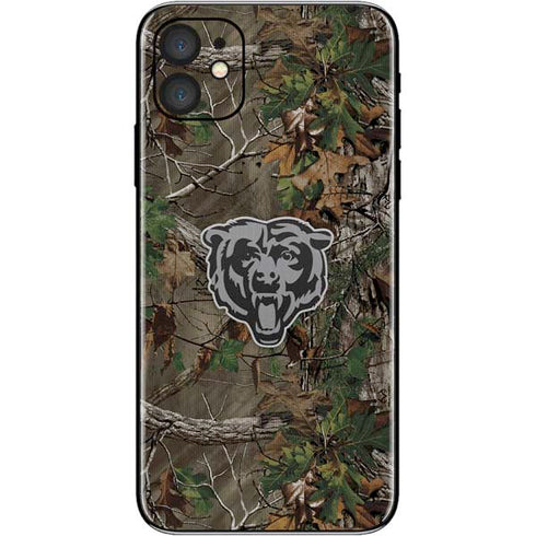 NFL Chicago Bears Realtree Xtra Green Camo iPhone 11 Skin