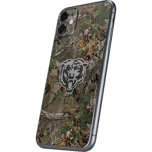 NFL Chicago Bears Realtree Xtra Green Camo iPhone 11 Skin