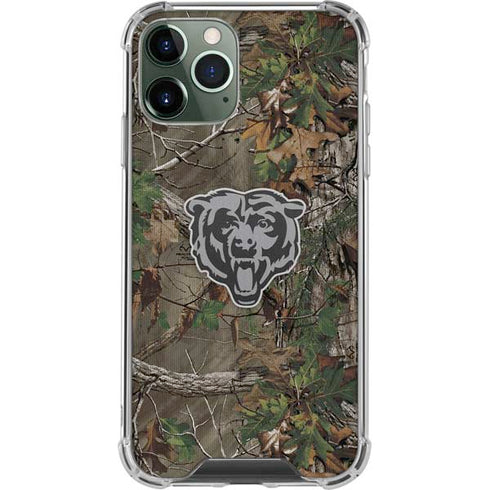 NFL Chicago Bears Realtree Xtra Green Camo iPhone 12 Pro Clear Case