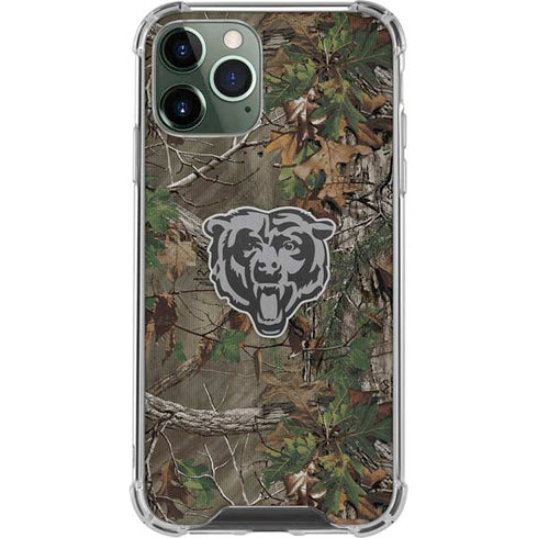 NFL Chicago Bears Realtree Xtra Green Camo iPhone 12 Pro Max Clear Case