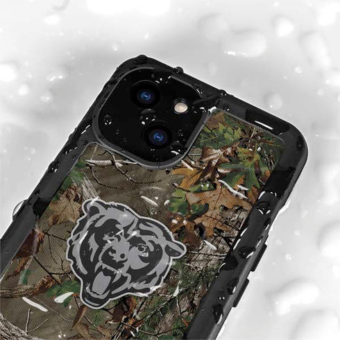 NFL Chicago Bears Realtree Xtra Green Camo iPhone 13 Mini Waterproof Case