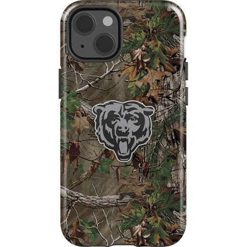 NFL Chicago Bears Realtree Xtra Green Camo iPhone 15 Impact Case