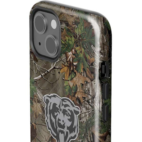 NFL Chicago Bears Realtree Xtra Green Camo iPhone 15 Impact Case