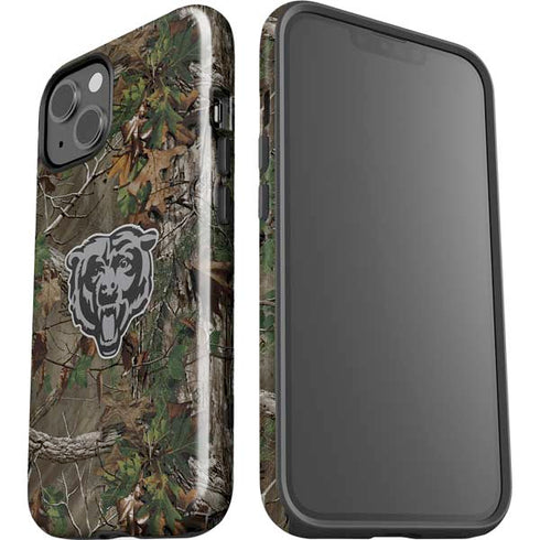 NFL Chicago Bears Realtree Xtra Green Camo iPhone 15 Impact Case