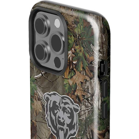 NFL Chicago Bears Realtree Xtra Green Camo iPhone 15 Pro Impact Case