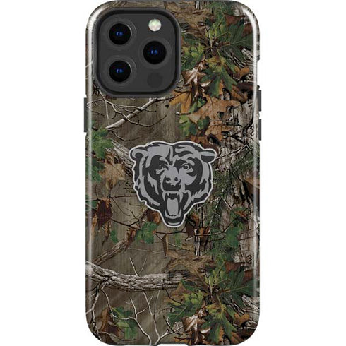 NFL Chicago Bears Realtree Xtra Green Camo iPhone 15 Pro Max Impact Case