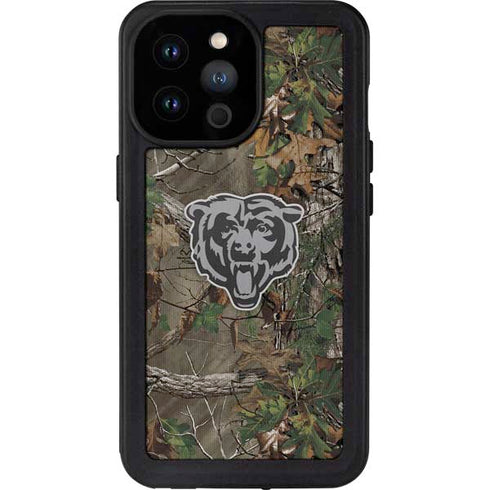 NFL Chicago Bears Realtree Xtra Green Camo iPhone 14 Pro Max Waterproof Case