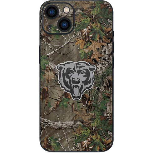 NFL Chicago Bears Realtree Xtra Green Camo iPhone 14 Skin