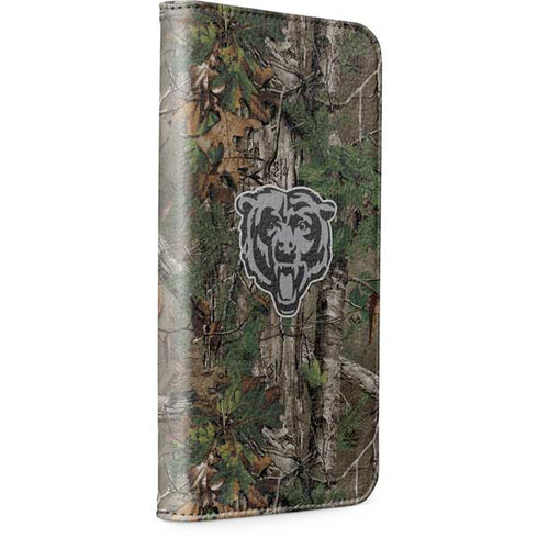 NFL Chicago Bears Realtree Xtra Green Camo iPhone 15 Pro Max Folio Case