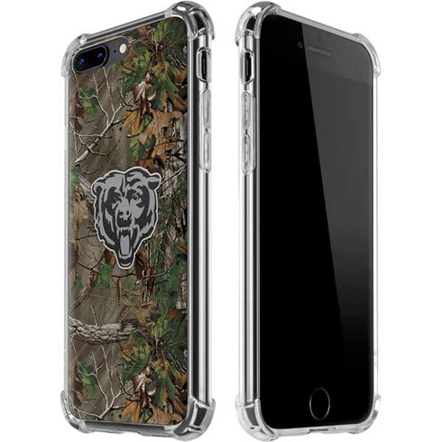 NFL Chicago Bears Realtree Xtra Green Camo iPhone 7/8 Plus Clear Case