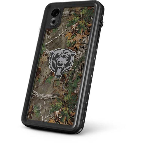 NFL Chicago Bears Realtree Xtra Green Camo iPhone XR Waterproof Case