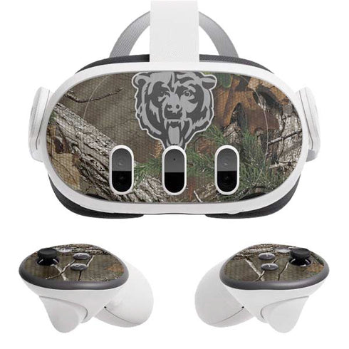 NFL Chicago Bears Realtree Xtra Green Camo Meta Quest 3 Skin