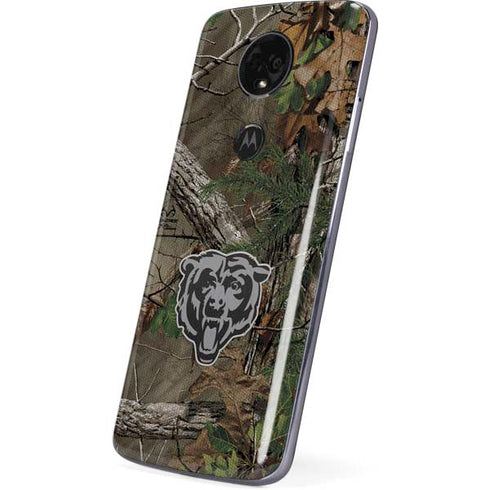 NFL Chicago Bears Realtree Xtra Green Camo Moto E5 Plus Skin