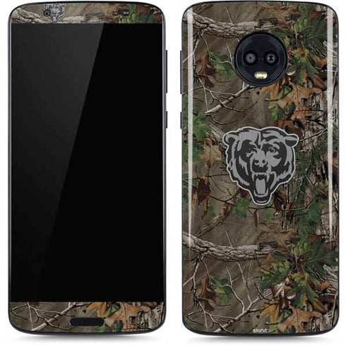 NFL Chicago Bears Realtree Xtra Green Camo Moto G6 Skin