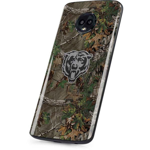 NFL Chicago Bears Realtree Xtra Green Camo Moto G6 Skin