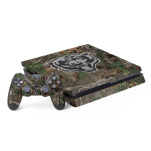 NFL Chicago Bears Realtree Xtra Green Camo PS4 Slim Bundle Skin