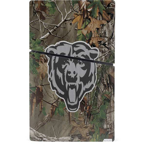 NFL Chicago Bears Realtree Xtra Green Camo PS5 Slim Digital Edition Console Skin
