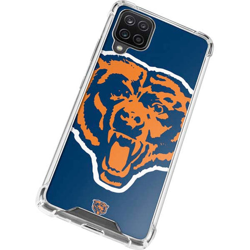 NFL Chicago Bears Retro Logo Galaxy A12 Clear Case
