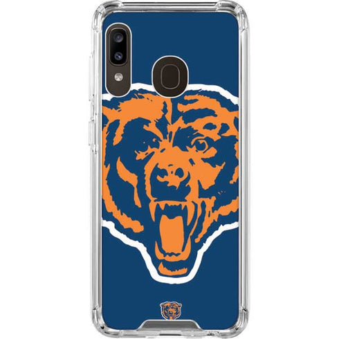 NFL Chicago Bears Retro Logo Galaxy A30 Clear Case