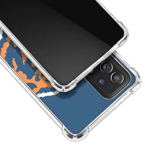 NFL Chicago Bears Retro Logo Galaxy A52 5G Clear Case