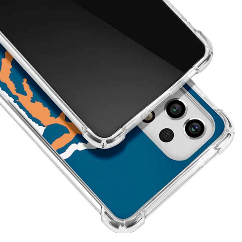 NFL Chicago Bears Retro Logo Galaxy A53 5G Clear Case
