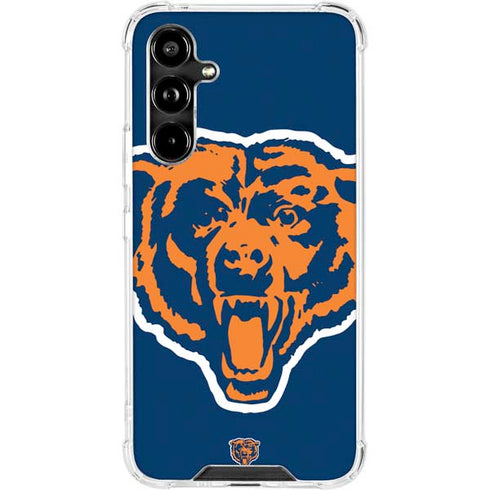 NFL Chicago Bears Retro Logo Galaxy A54 5G Clear Case