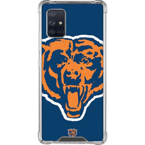 NFL Chicago Bears Retro Logo Galaxy A71 5G Clear Case